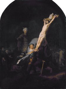 O levantamento da cruz de Rembrandt van Rijn